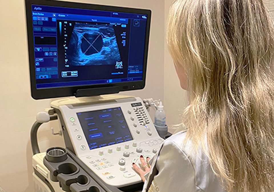 exame de ultrassonografia de tireoide